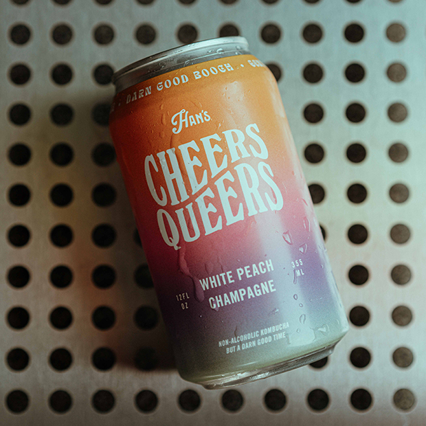 Han's Kombucha - Cheers Queers White Peach Champagne