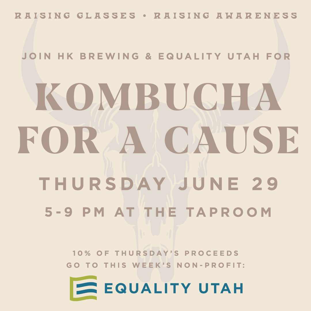 Kombucha for a Cause with Equality Utah