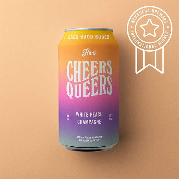 Cheers Queers White Peach Champagne