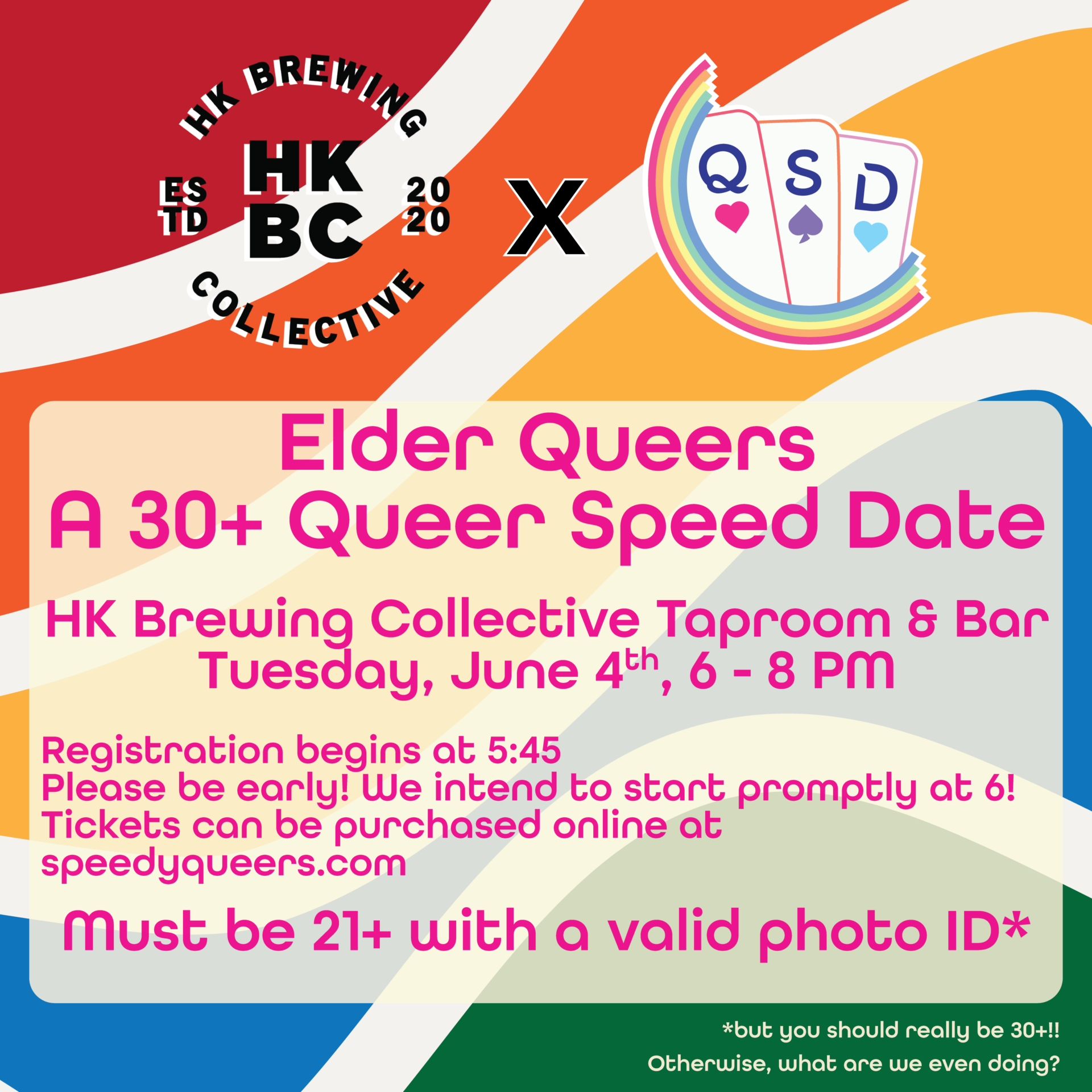 Speedy Queers Elder Queers: A 30+ Queer Speed Date