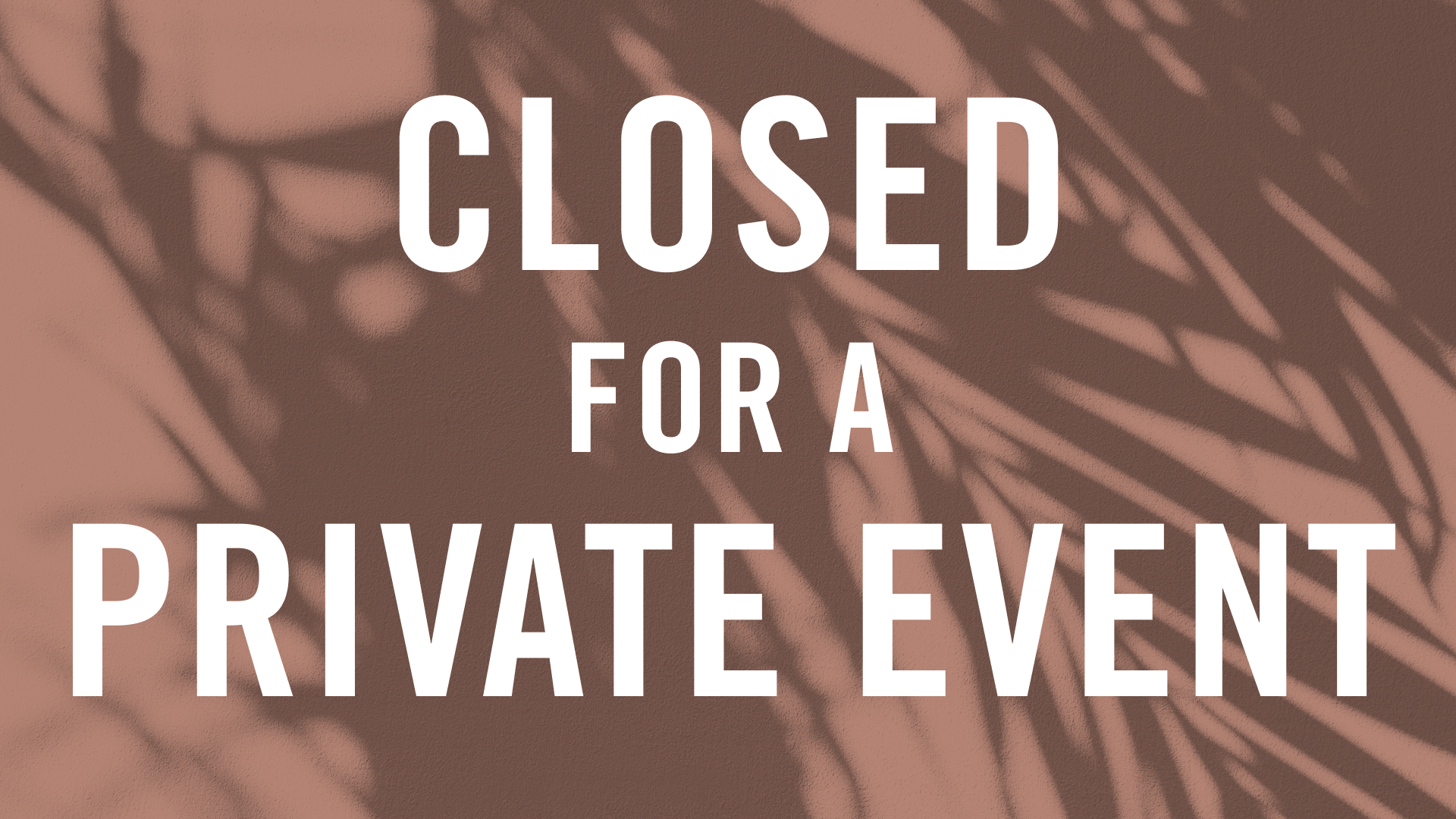 HK Brewing Taproom is Closed for a Private Event