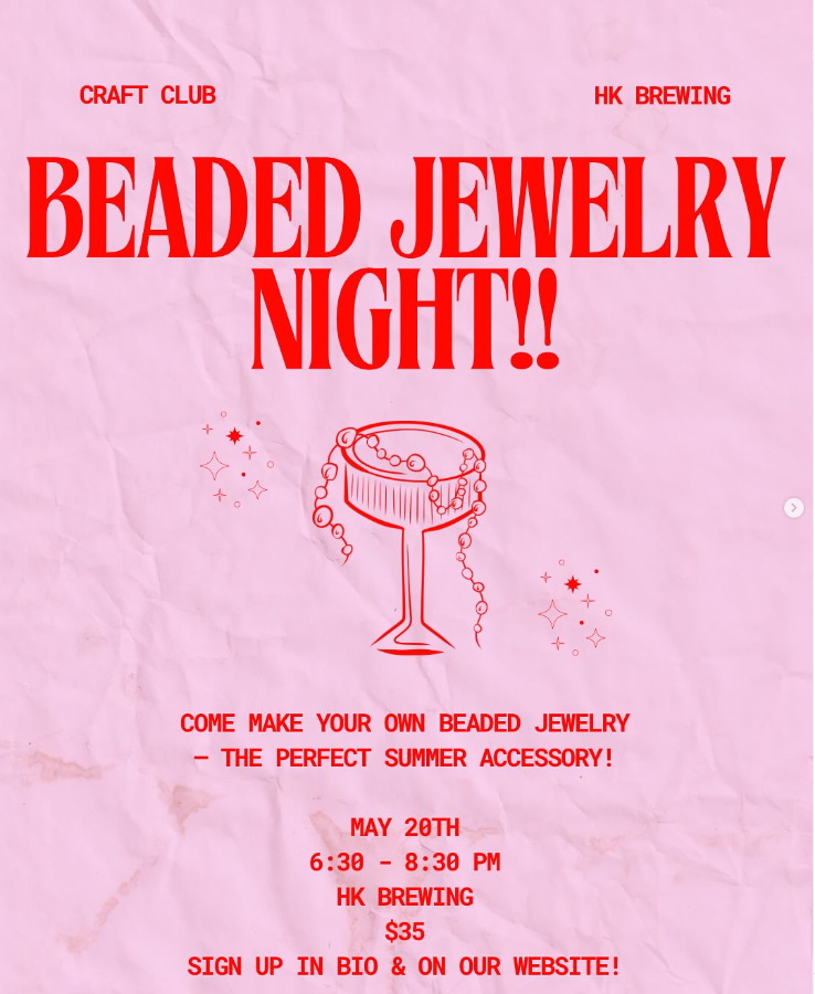 beaded jewelry night craft club